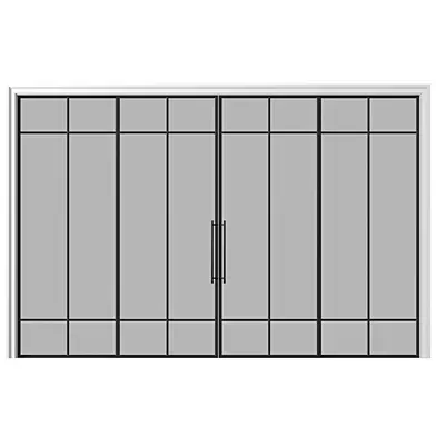 Межкомнатные раздвижные Двери в стиле Лофт. Раздвижная перегородка.Iron Loft Sliding Folding Doors