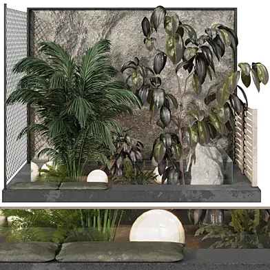Backyard and Landscape Garden Tree and Bush Set 146