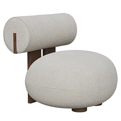 Hippo Lounge Bouclé Upholstery