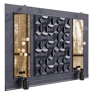 3d Panel Mid Century Modern