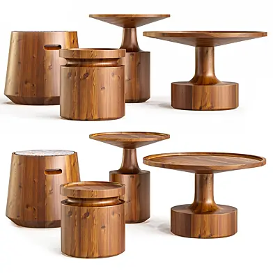 Turn Coffee + Side Table