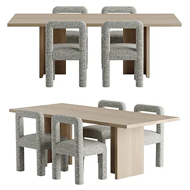 Hazel Dining Chair Fragment Dining Table
