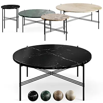 TS round coffee table by Gubi