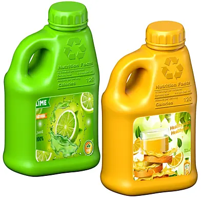 Fruit juice bottle