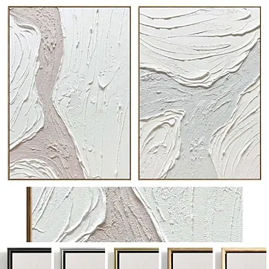 Plaster Two Photo Frames D-509
