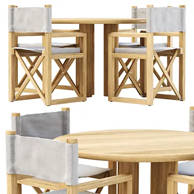 Outdoor garden furniture set v13 / Набор уличной мебели