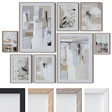 Set of 6 wall paintings 2686