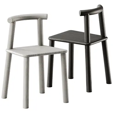 Found MIDI Open back chair