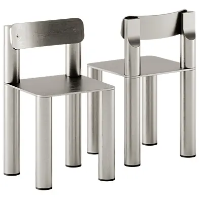 Found SILO Open back aluminium chair