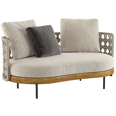 Torii Nest Outdoor Angled Sofa
