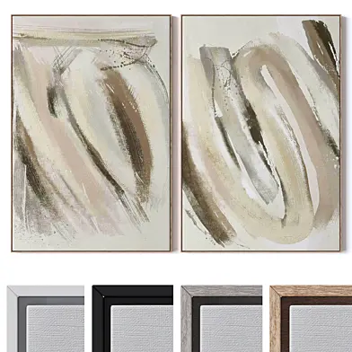 Set of large wall paintings 2714