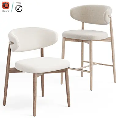 Oleandro stool & Chair by Calligaris
