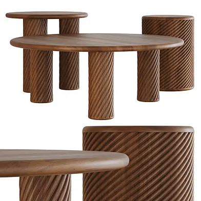 Orion Pillar Coffee Table от Globewest
