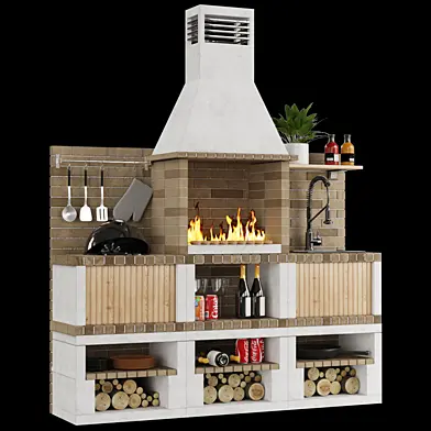 Brick Barbecue  03