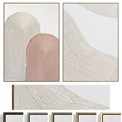 Plaster Two Photo Frame D-548