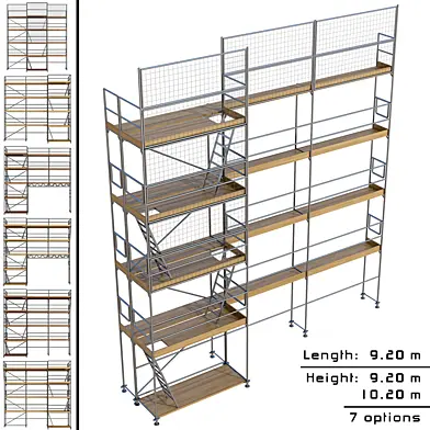 Строительные леса подмости / Scaffolding platform