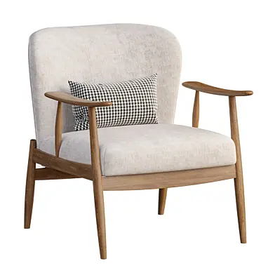 Troubadour Natural Wood Frame Chair