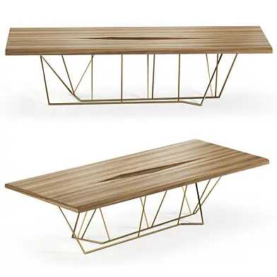 Стол обеденный Asan table by brunomoinardedition