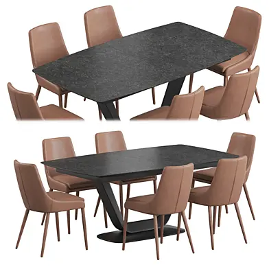 Alicante table Dant chair Boconcept