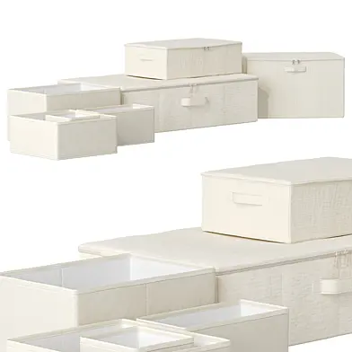 Складной хлопковый ящик для хранения и органайзер ZARA HOME