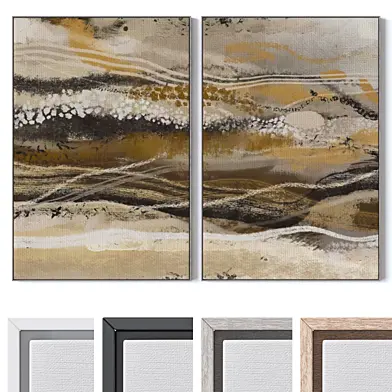 Set of large wall paintings 2862