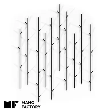 БЕРЕЗОВАЯ РОЩА  вешалка настенная от MANO FACTORY