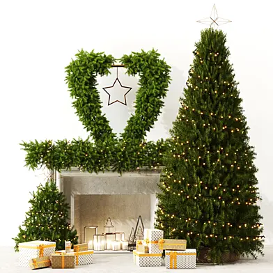 Christmas Tree and Decoration set01