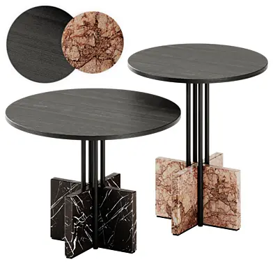 GRAVITY Round Coffee tables set by Favius