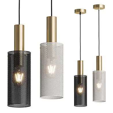 Modern Metal Cylinder Pendant Light