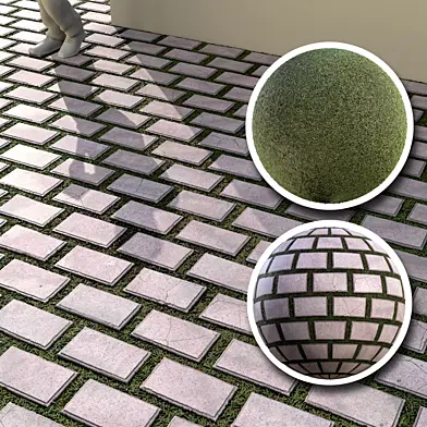 grass walkway pavers 003