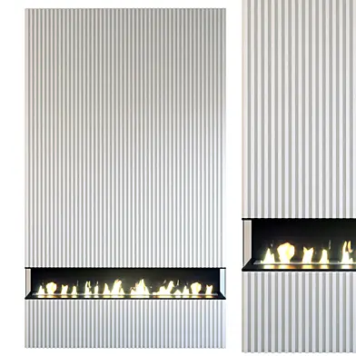 Wall Panel Set 216 Fireplace