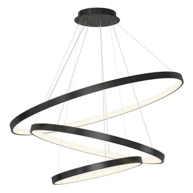 Pendant LED chandelier Ring Cascad