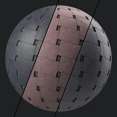 Tile Materials 44- Slate Stone Tiling By Gravel | Sbsar Pbr 4k Seamless