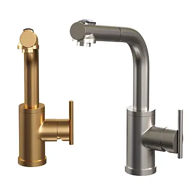 Danze Parma Stainless Steel Single Handle 1 Hole Pull-out Spout Kitchen Faucet