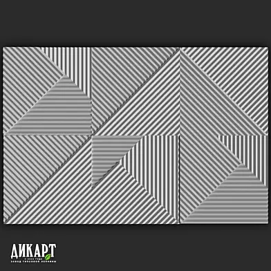 Дикарт 3D-панель Поля 1800x1200x23mm
