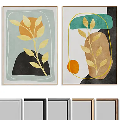 Abstract Painting Frame set  0109