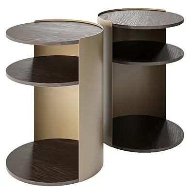 Round bedside table