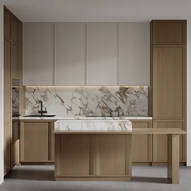Кухня с встроенной техникой MIELE