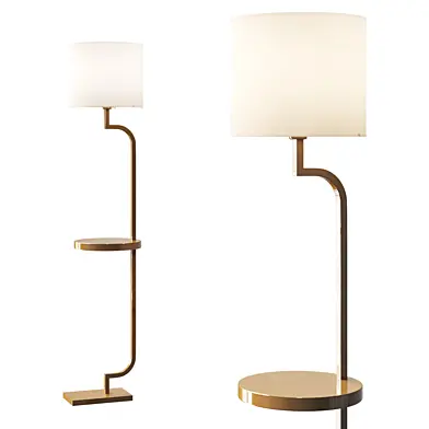 Торшер Polished Tray Floor Lamp