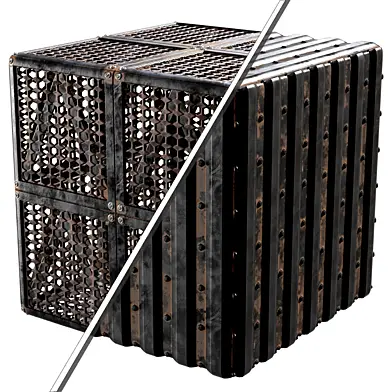 2 Sci fi and Industrial Metal Plate Material (pbr texture) -02