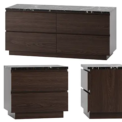 CB2 - Logan Low Dresser and Nightstand