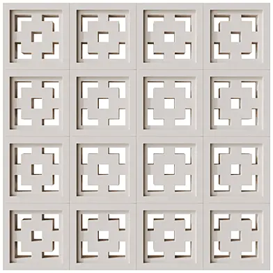 Modular Wall 15 Crossroads White by Tesselle