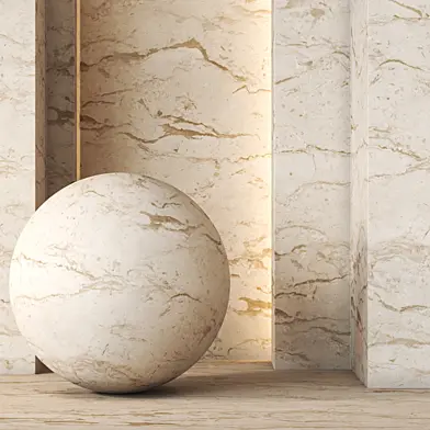 Travertine Texture 4K - Seamless