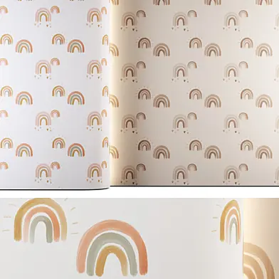 Обои в детскую Painting Rainbows Wallpaper