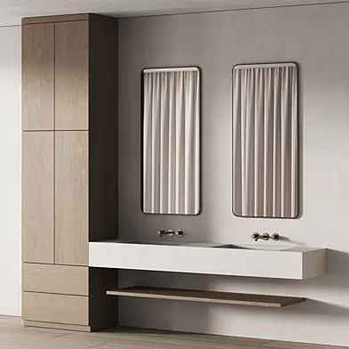 498 bathroom furniture 11 japandi kit in 2 options