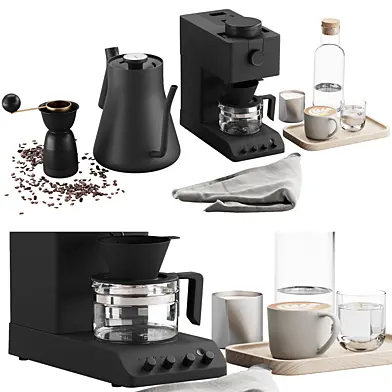 473 сoffee equipment set 02 fully automatic coffee maker & Stagg EKG Kettle