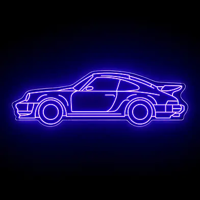 Porsche 911 Turbo Neon Sign