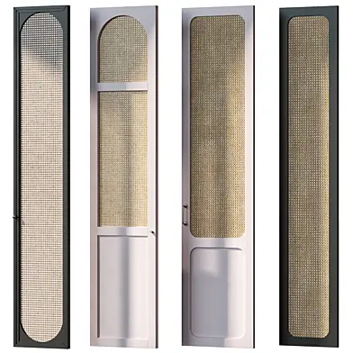 Ratan cabinet doors