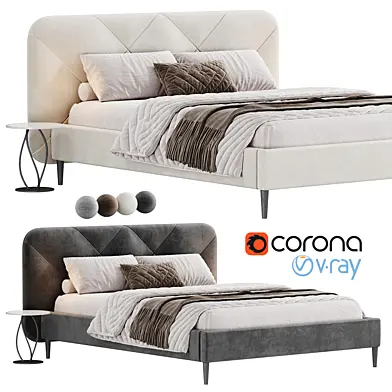 Bed Vesmar 160 Velvet Emerald