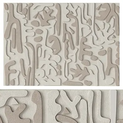 Stone relief panel 3d art wall decor